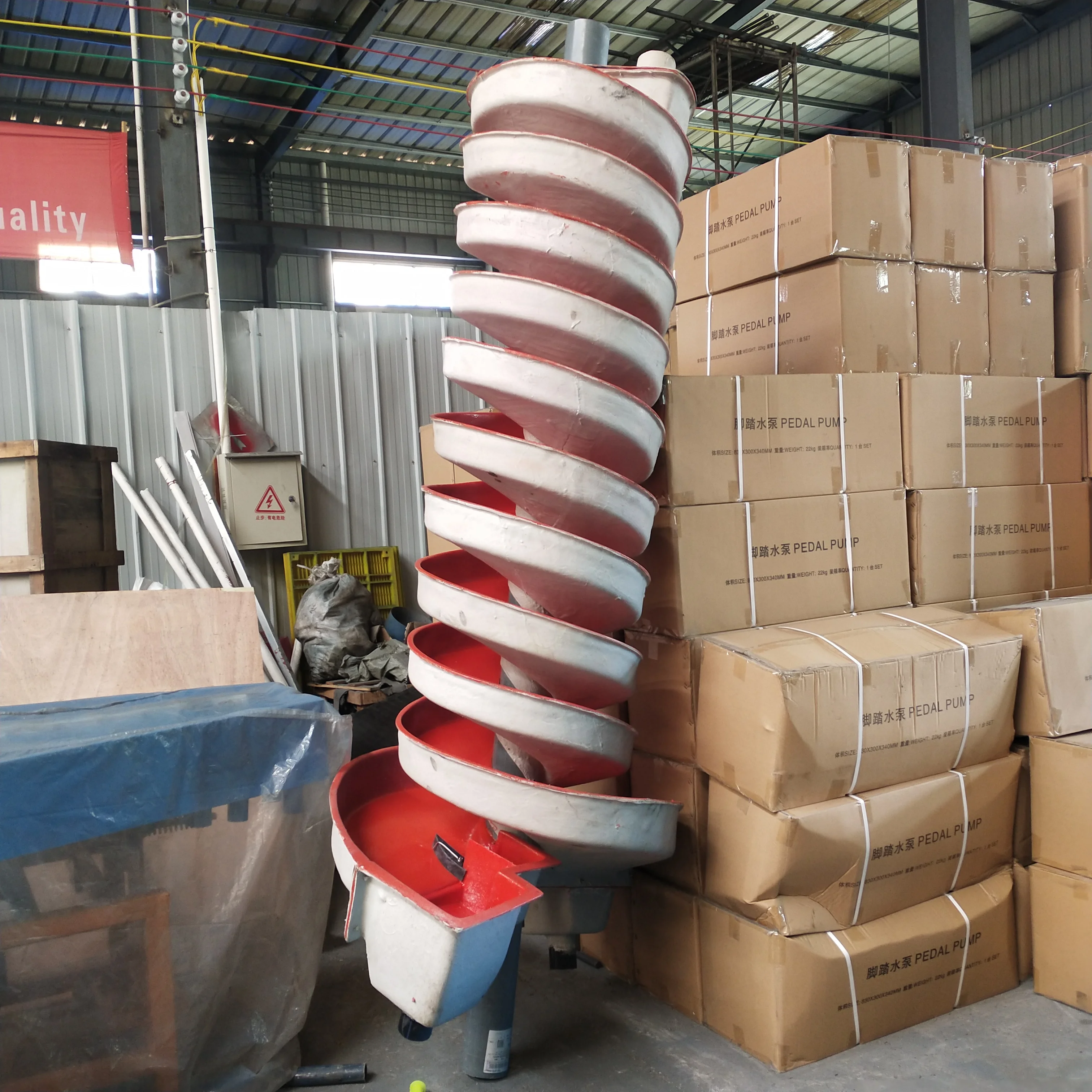 Mining Separator Spiral Chute for Sand/Mining/Mineral Ore for Lab Spiral Chute