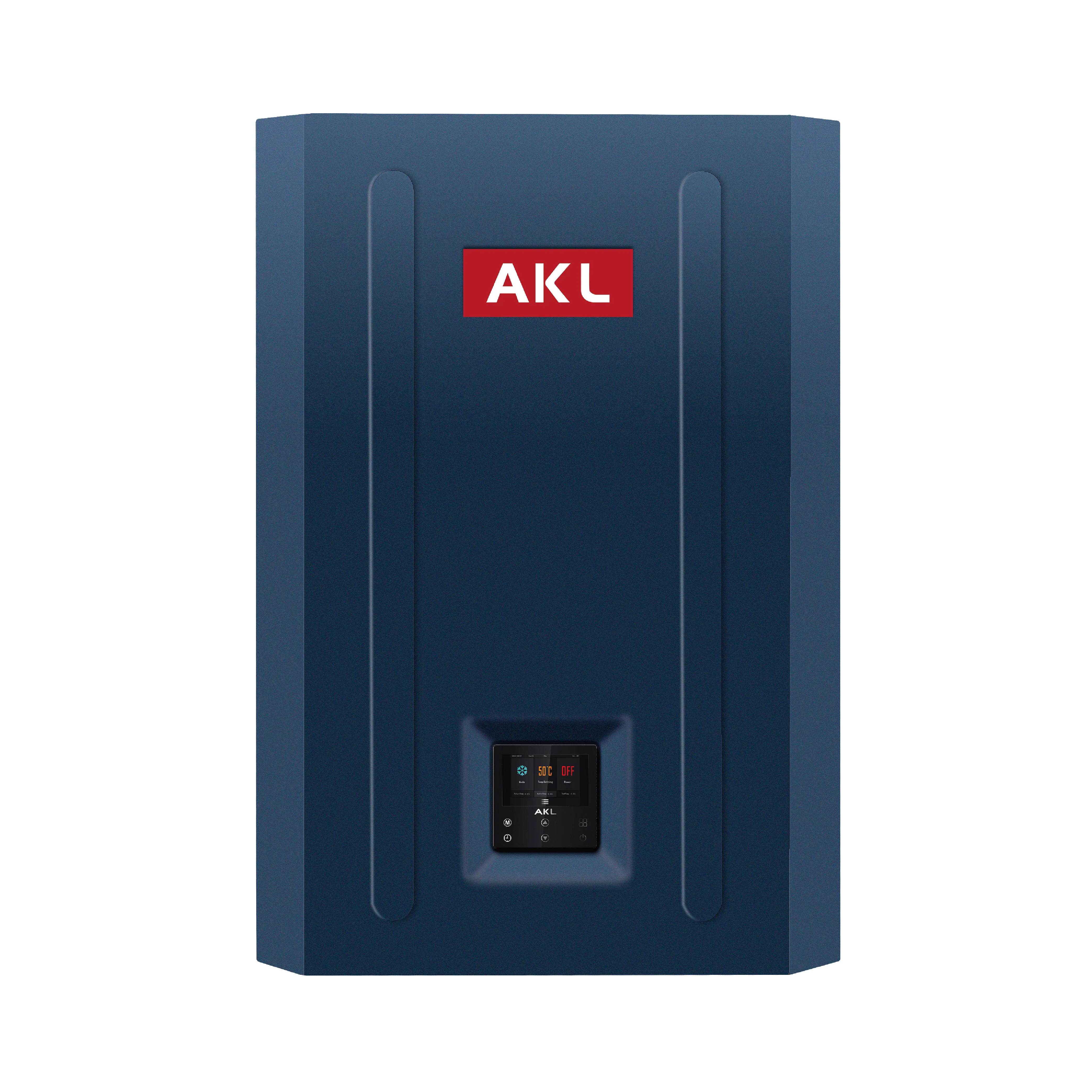 CE certified AKL or OEM brand EVI Full DC Inverter Heating Cooling Hot Water 30kw split type air to water heat pump