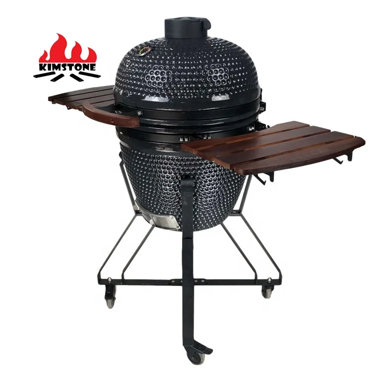 KIMSTONE 21 inch Bbq Grill Set Cast Iron Bbq Griller Grills Bbq Outdoor Big Test Asado Kamado For Sale