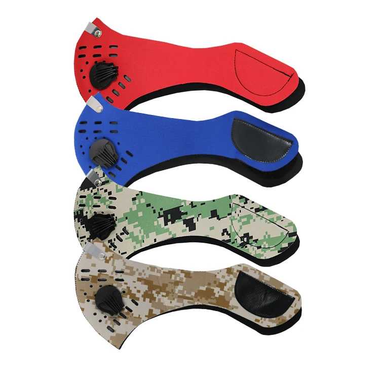 
 Многоразовая маска на половину лица с фильтром 5ply для защиты от пыли  