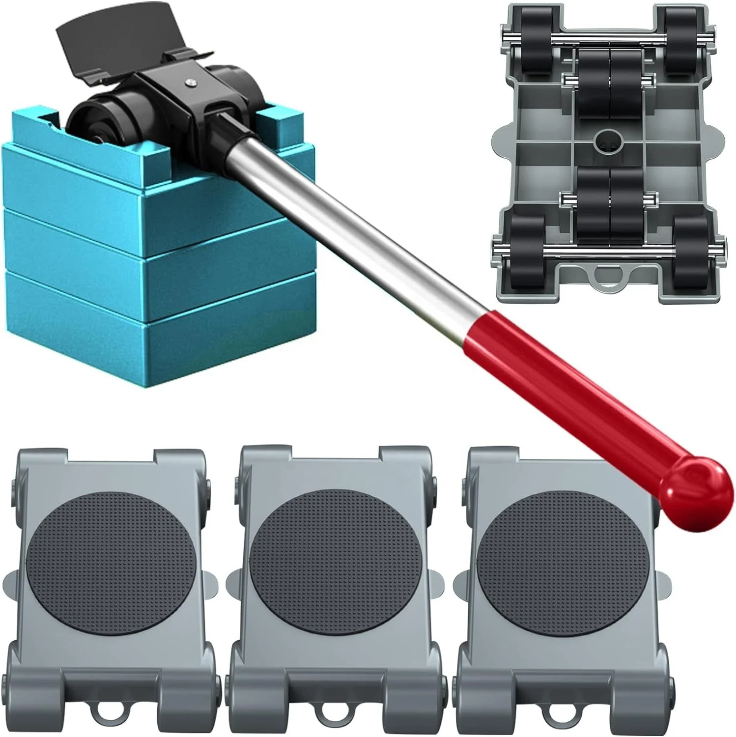 Furniture Mover with 4 Moving Sliders and Furniture Pads Furniture Moving Wheels