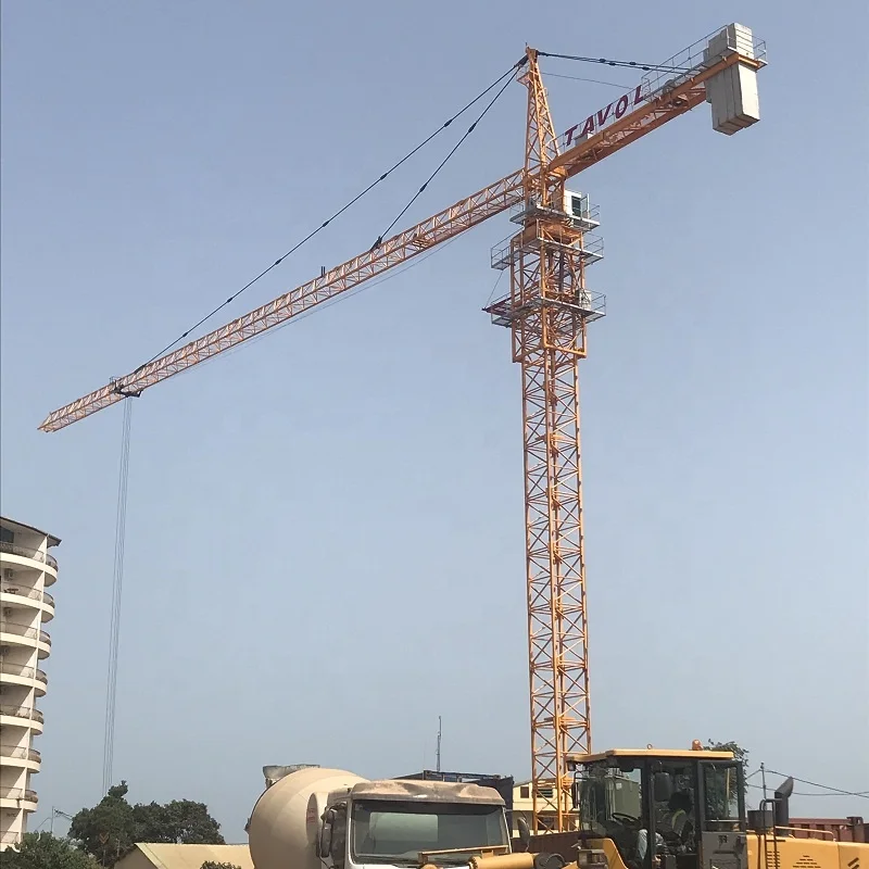 China Tavol High Quality Tower Crane Topkit Tower Crane 2ton 4ton 10ton