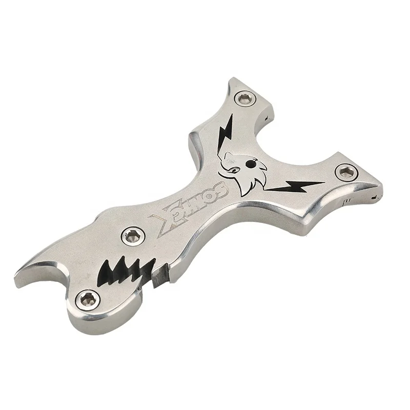 Shooting Slingshot catapult titanium alloy Chinese stainless steel rubber band Slingshot outdoor wholesale Slingshot Catapult