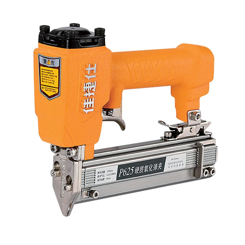 P625B Powerful High Performance Air Nailer Gun Pneumatic Nailing Stapler Furniture Wire Stapler Straight Nail Gun