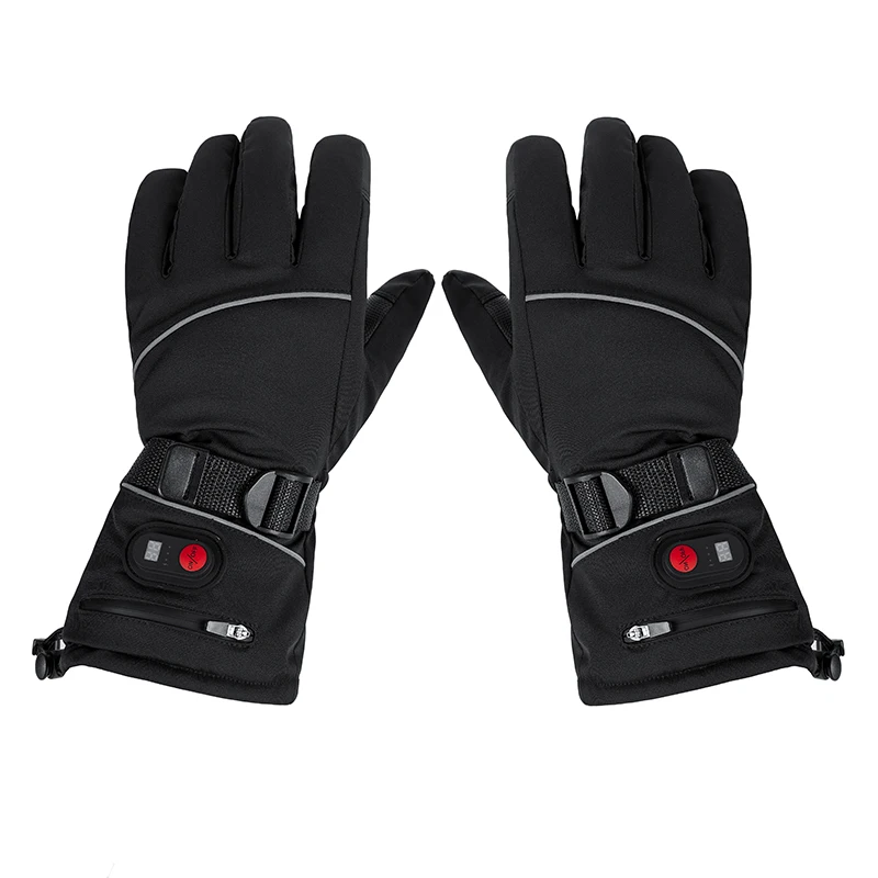 Outdoor ski riding with display screen heating gloves, thickened couple type, thermal insulation for men and women