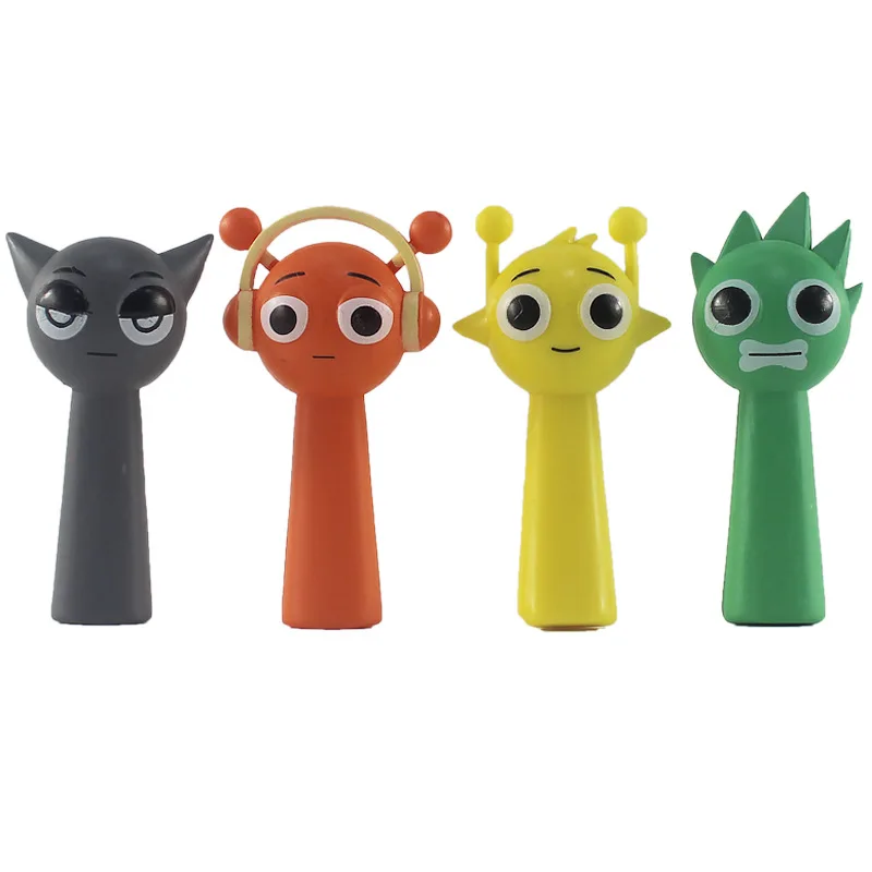 2025 New Arrival Sprunki PVC Rhythm Box Cute Kawaii Action figure Toy & Anime Doll Game Accessories Gift for Kids