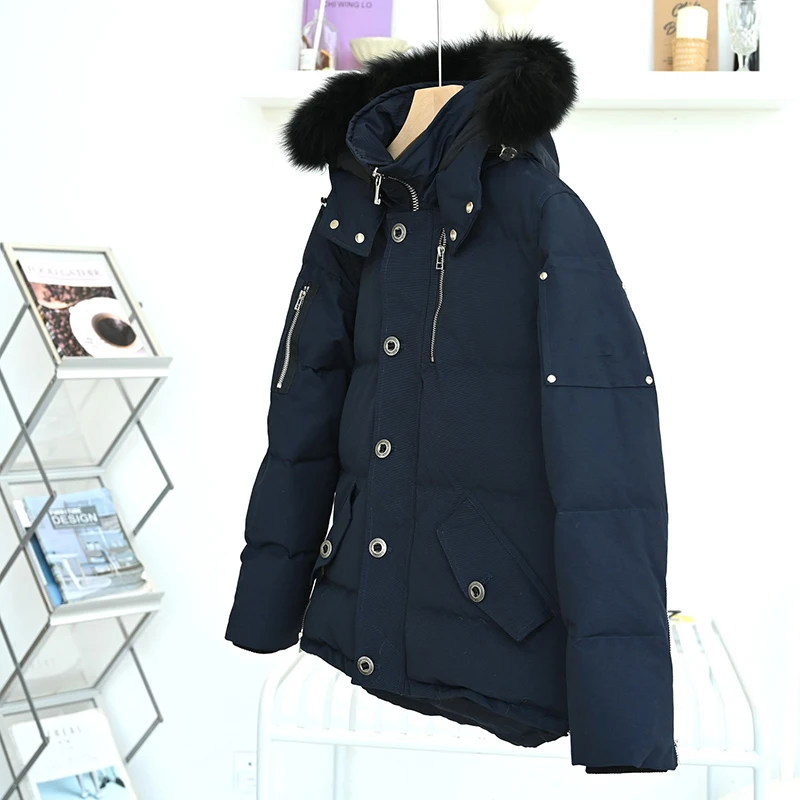 High Quality Waterproof Down Jacket Men Winter Thick Velvet Windproof Coat Down Jacket