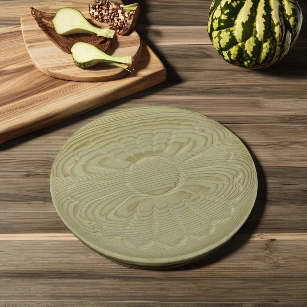 Handcrafted Japanese Rectangular Wood Tray Fruit and Snack Plate with Love Style Wall Decor Made from Pine Paulownia Plywood