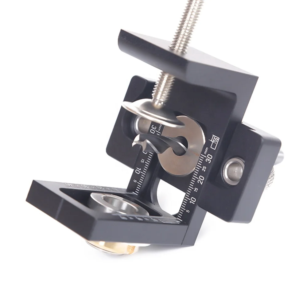 3 in 1 Adjustable Doweling Jig Position Furniture Wood Hole for Drilling Guide Locator Puncher Tools