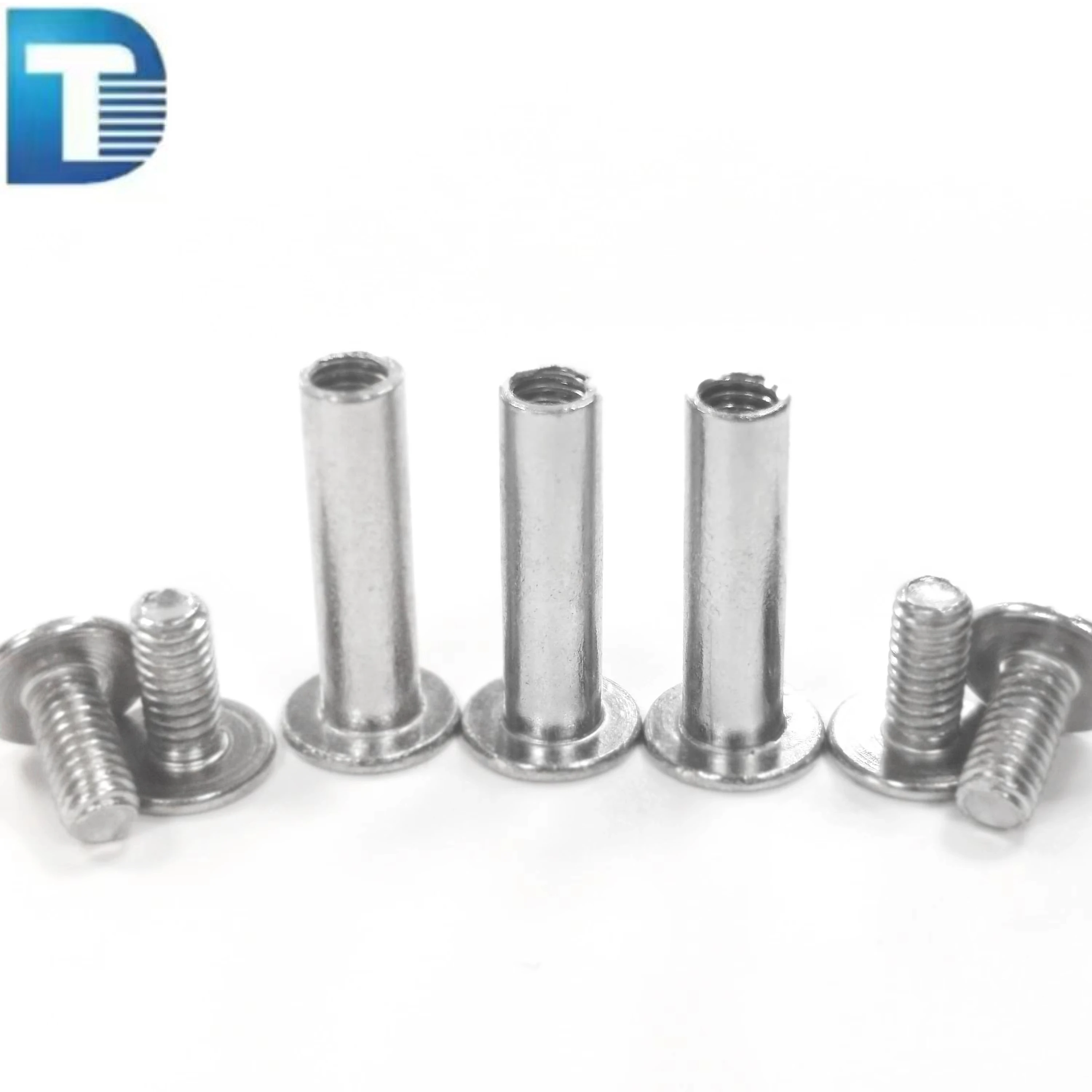 Book Screws Album Nail Male Female Binding Rivets Combination Furniture Fasteners Mother and Son Screw