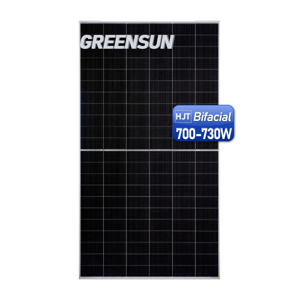 HJT Bifacial PV Solar Panel 700W 710W 720W 730W N Type High Cut 210 Cell Solar Roof Panel With Cheap Price