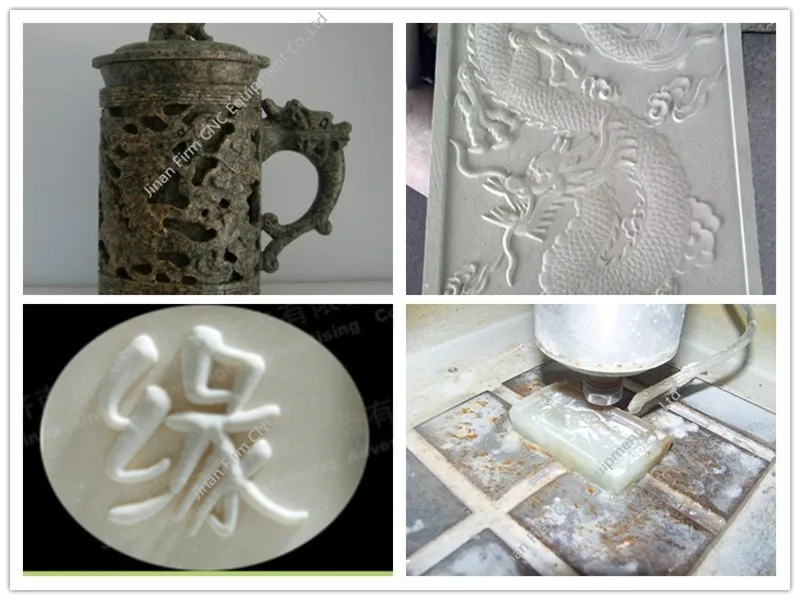 Multifunction 4 axis CNC stone engraving machine stone carving machine for stone sculptures marble granite engraving