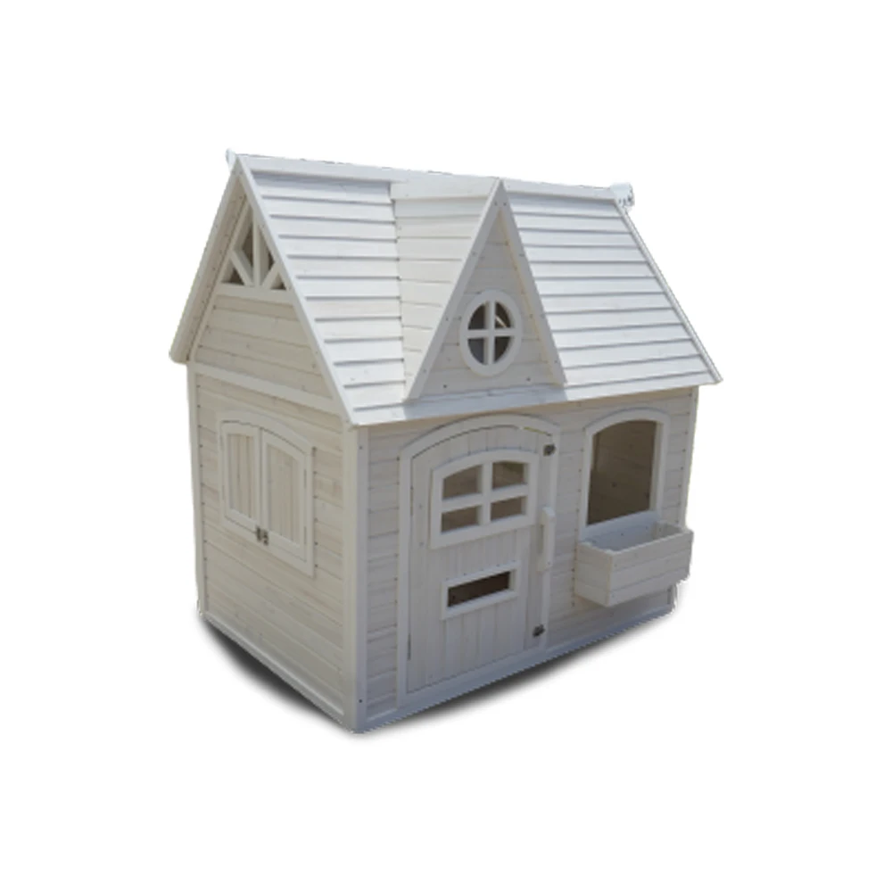 Заводской водонепроницаемый садовый безопасный новый дизайн деревянные детские уличные игровые домики для продажи