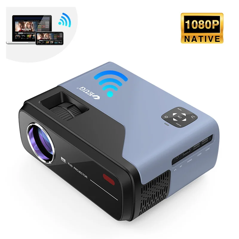 Светодиодный проектор для домашнего кинотеатра CAIWEI 700D + AB Smart Android WIFI 3D LCD видео Full HD 1080P