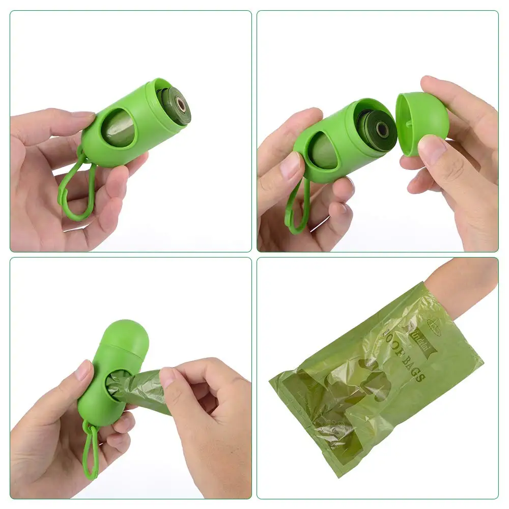 Eco-friendly Compostable Biodegradable antibiotic and deodorant pet Poop Bag