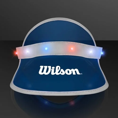 Custom Logo Embroidered printed Cotton plastic uv sun visor hat women Men Hat Led empty top Baseball Light Cap