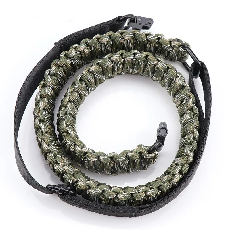 Gun Sling Paracord Multifunctional Adjustable Strap - Swivel Gun Accessories Outdoor Tactical Hunting Shooting