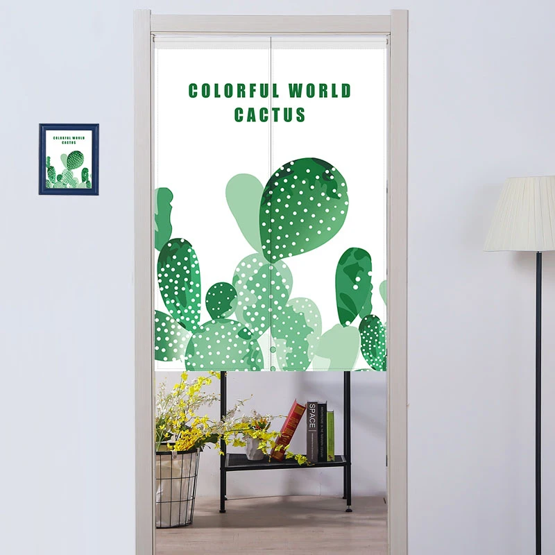 New Chinese rural style curtains, door curtains, semi shading