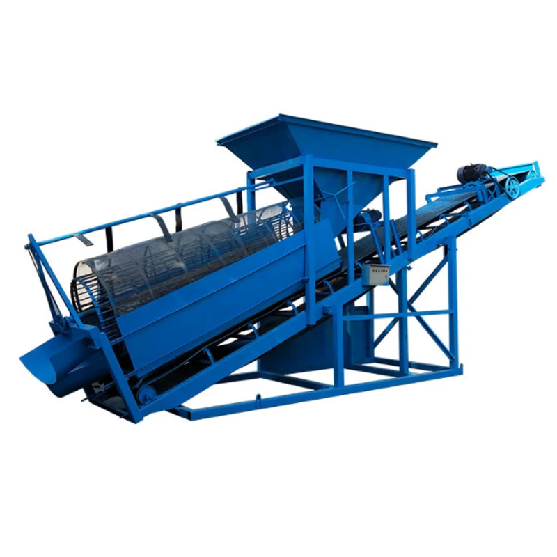 High Performance Industrial Mining Machinery Rotary Drum Sieving Conveyor Machine For Sand Stone Mineral