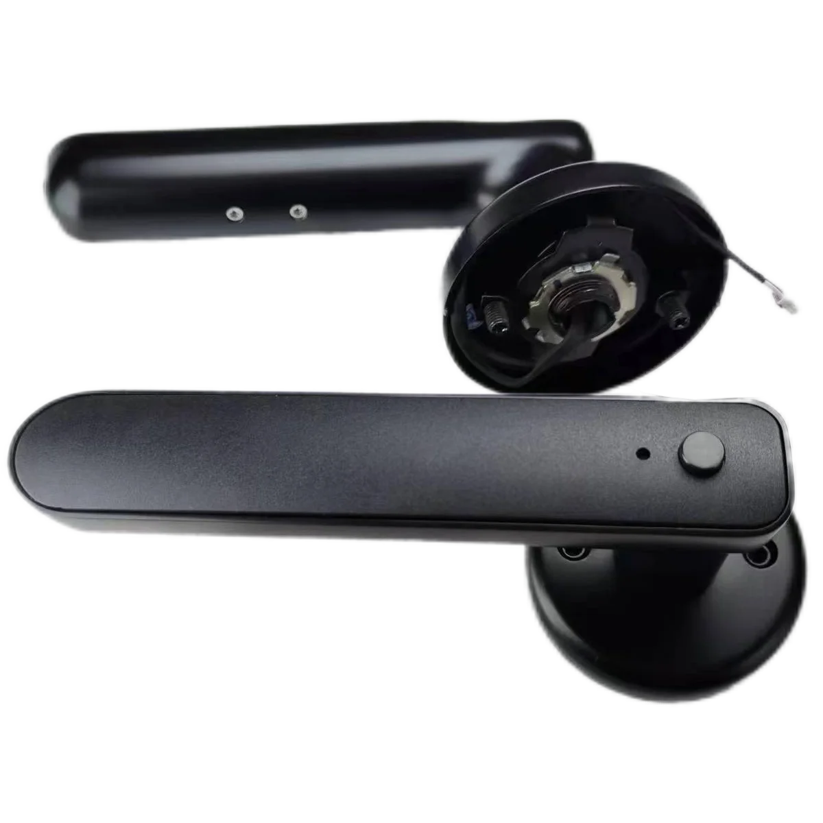 Smart Home Tuya App Wifi Handle Lock High Security Fingerprint Password Card Digital Electronic Door Lock