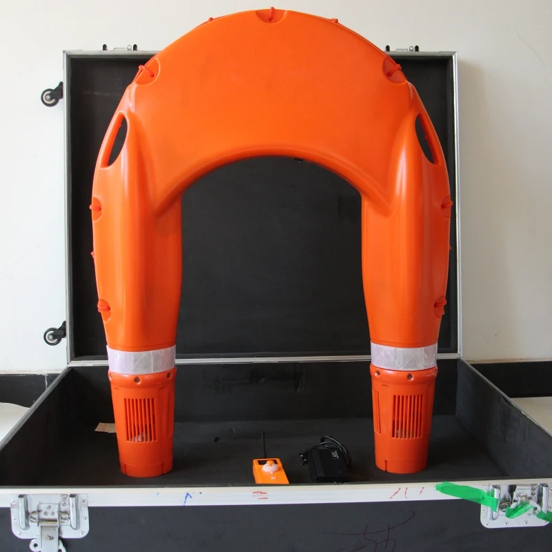 Autonomous Course Correction Throw Height 20m Orange Water Rescue Robot life buoy