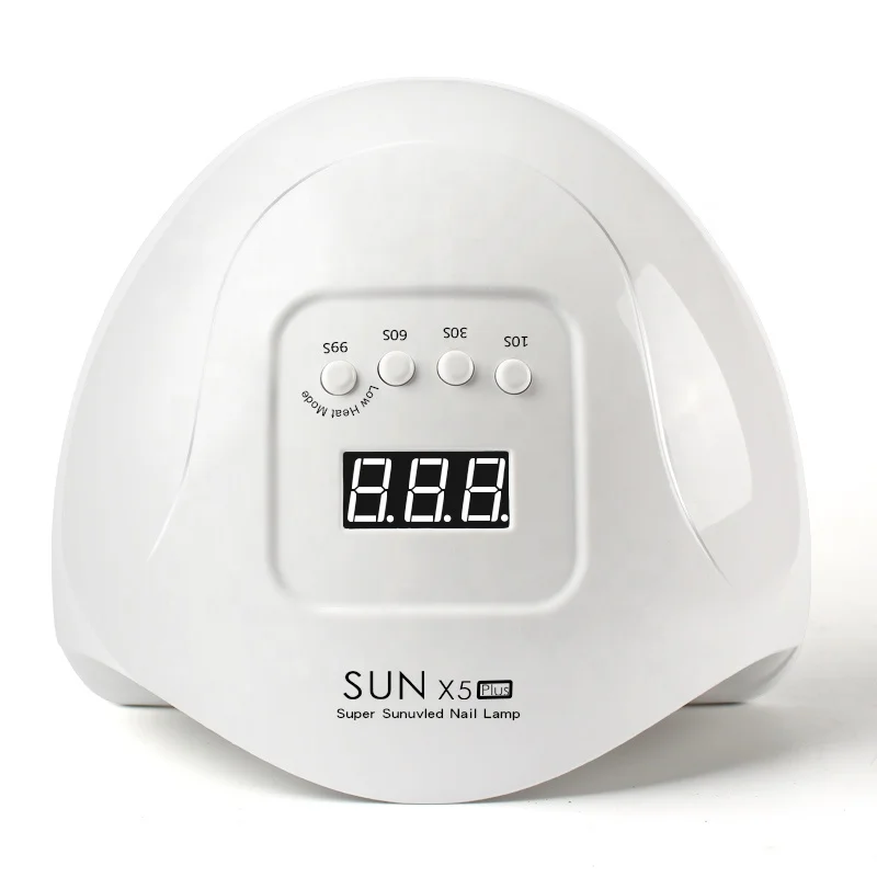 Лампа SUN X5 PLUS УФ/LED для сушки ногтей сушилка гель-лака портативная розовая лампа с USB-зарядкой маникюра 80