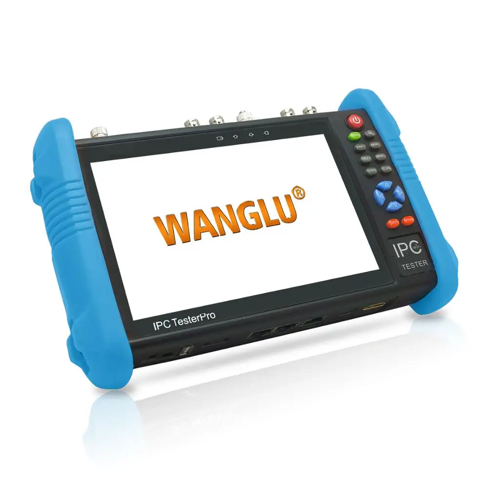 7 дюймов сенсорный экран screenhigh качество 6 in1 cctv тестер IPC/AHD/SDI/аналоговый все