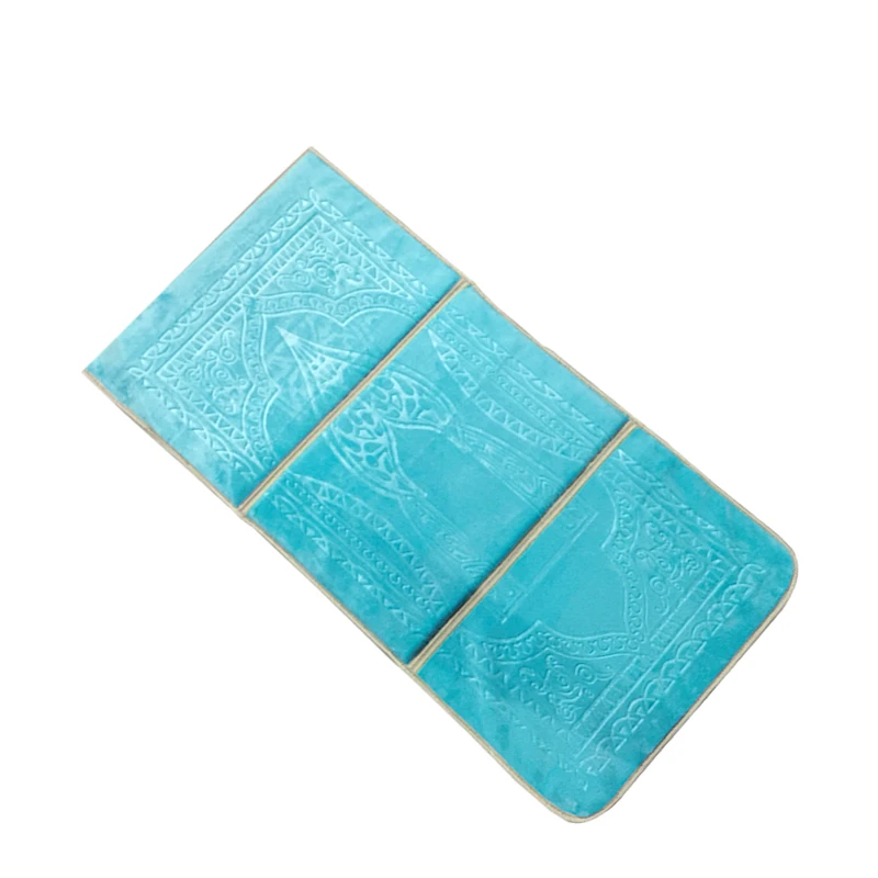 50*110cm islamic foldable family portable muslim prayer mat rug carpet