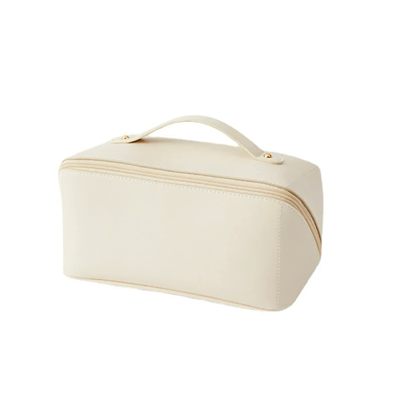 Роскошная косметичка из искусственной кожи оптом, дорожный органайзер для средств по уходу за кожей