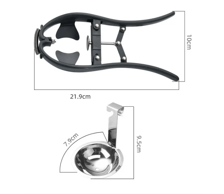 new Egg Cracker Egg Separator Tool with Egg Yolk and White Separator, Creative Kitchen Cooking Tools