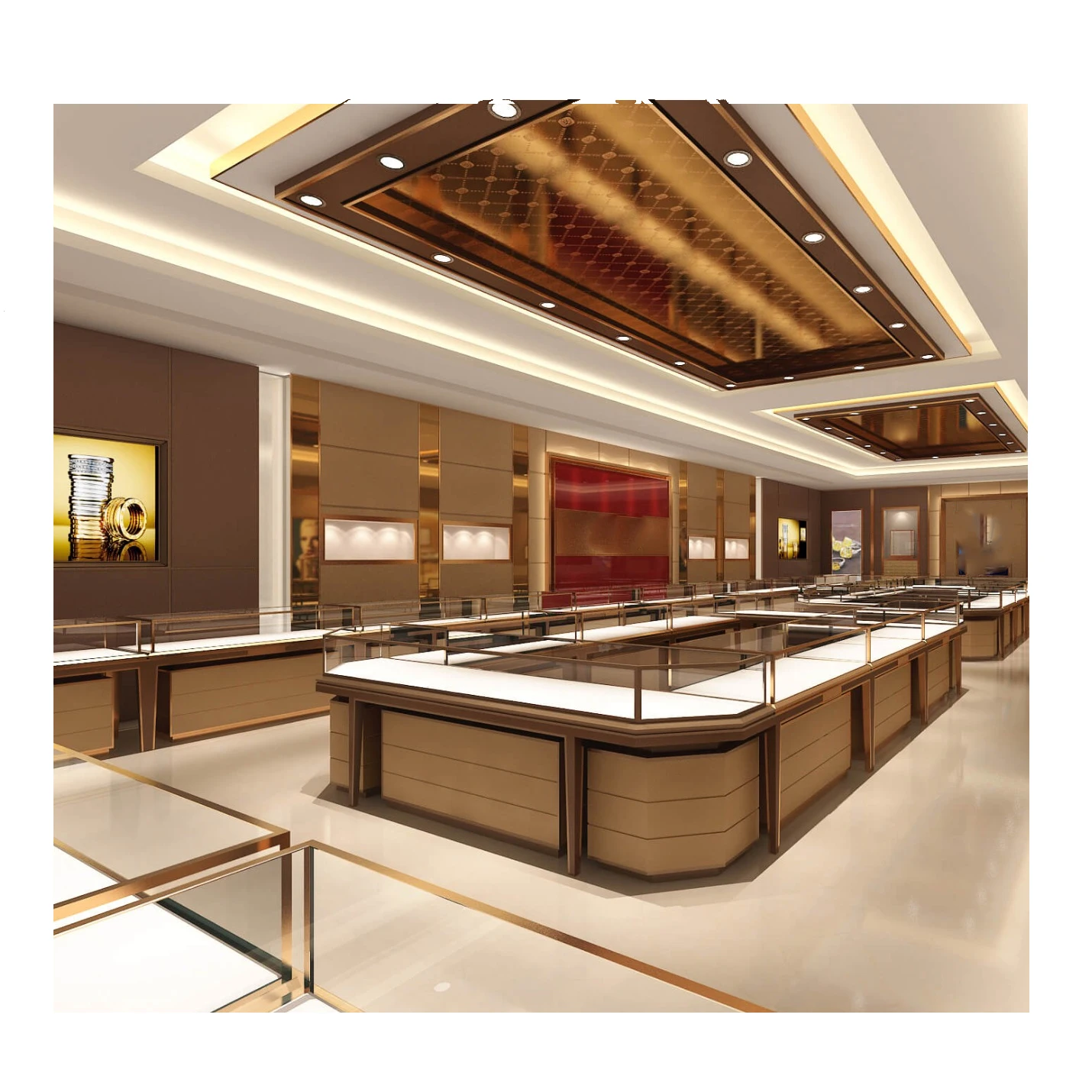Artworld Displays Modern Jewelry Store Showcase Design High End Jewelry Display Cabinet Jewellery Store Design
