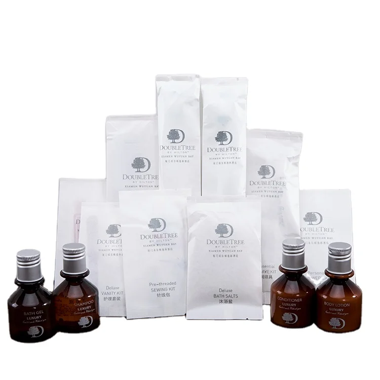 Wholesale Special Cheap Hotel Amenities Dental Kit Luxury Essential Shave Kit Bathroom Accessories Set Luxury