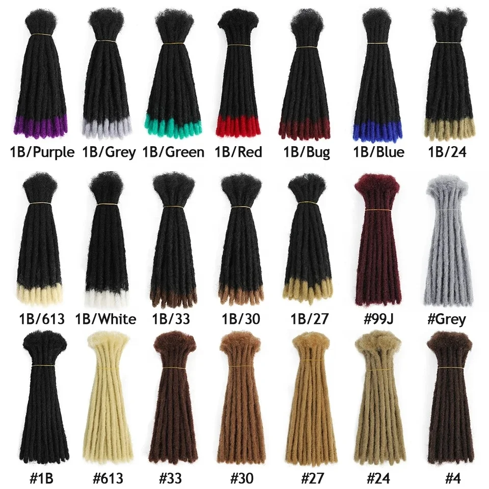 Natural Dreads Locks Loc Hair Extension 18 Inch Natural Locks Handmade Dread Lock Hair Extension Dreadlocks