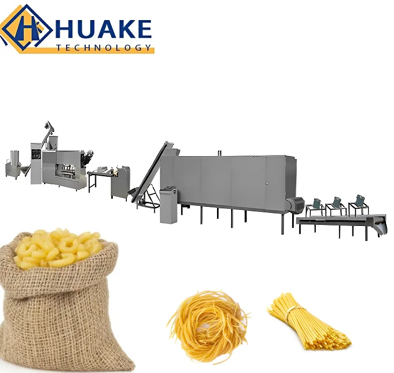 Customized commercial Macaroni pasta making machine spaghetti and macaroni plant paste line machine