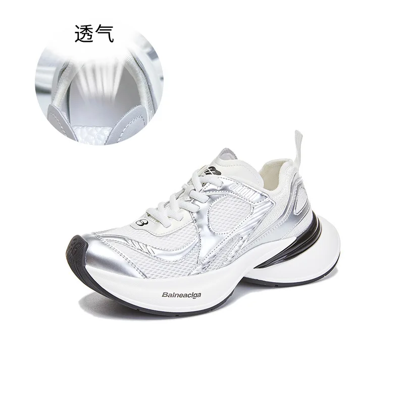 Platform Sneakers Tennis Shoes Lace-Up Casual Walking Sneaker