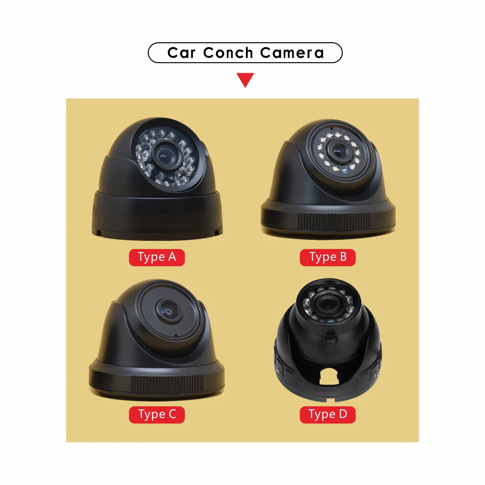 Bus Wide Angle Lens car infrared camera Taxi backup rearview digital cameras for Van Trailer CCTV Security Camera