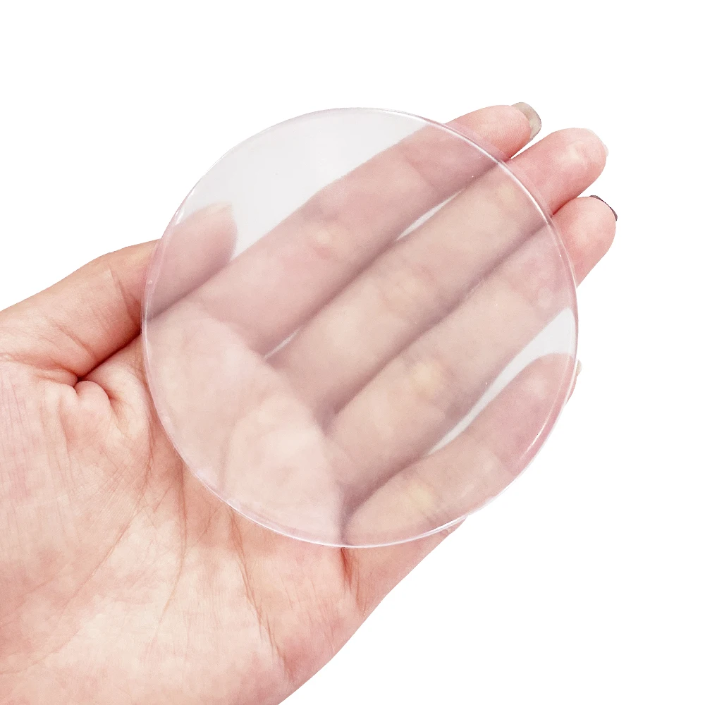 6 pcs per sheet Door Knob Wall Shield Transparent Round Soft Rubber Guard Door Stopper Wall Protector Silencer