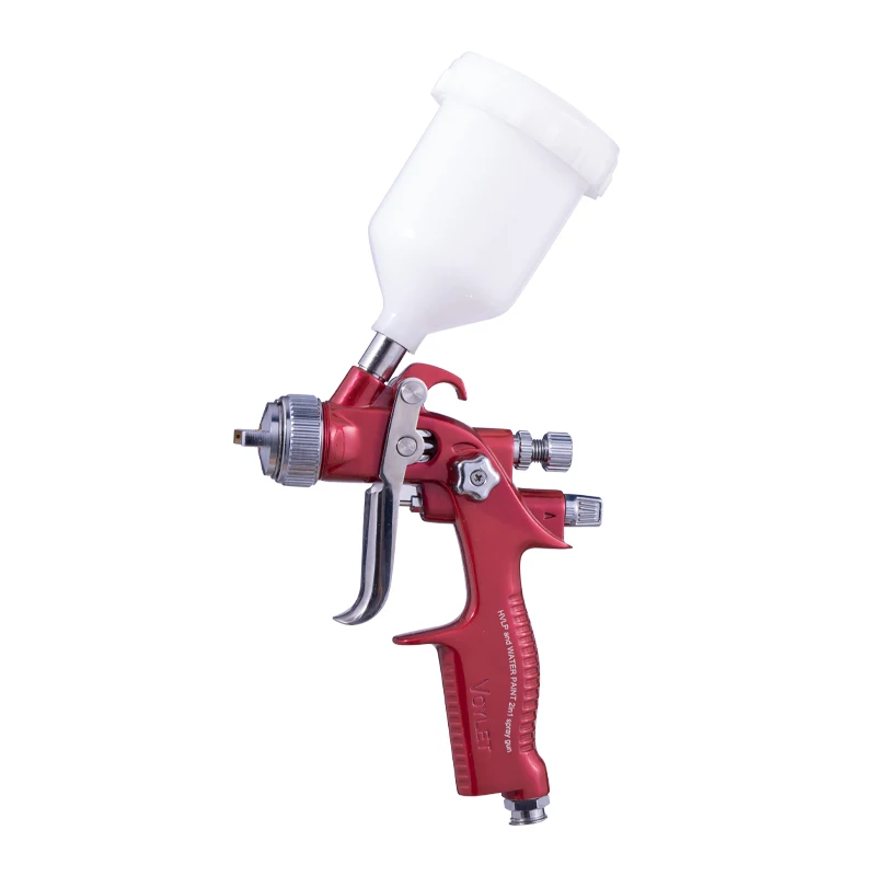 Voylet N125 HVLP Professional Gravity Feed Air Mini Spray Gun Automotive Stainless Steel Nozzle With 125CC Cup