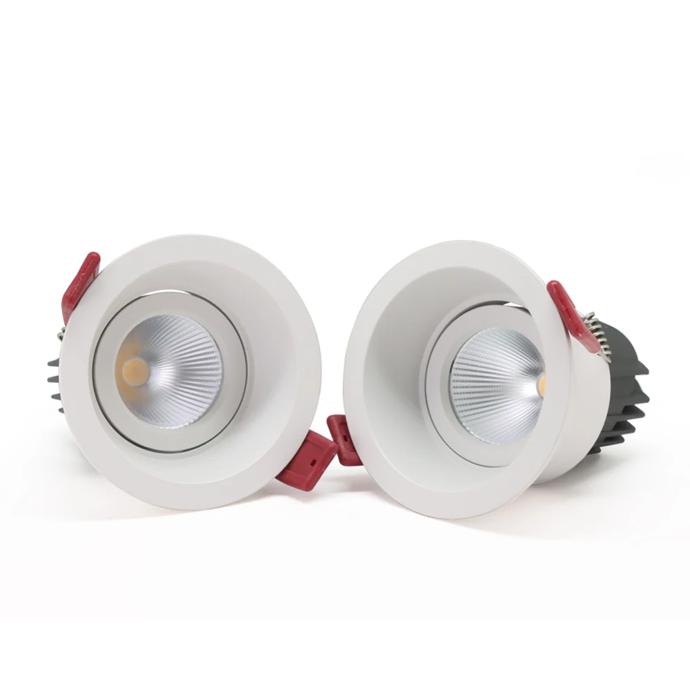 10W CCT adjustable double color tuya smart downlight work with Zigbee gateway