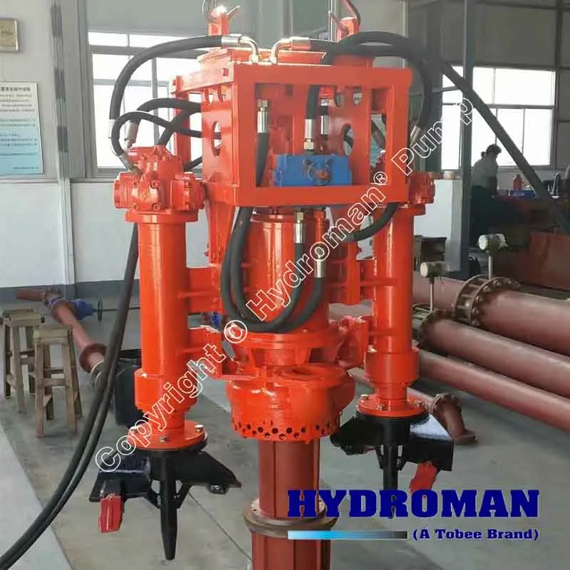Hydroman High Head Submersible Sand Dredging Mud Pump for Heavy Duty