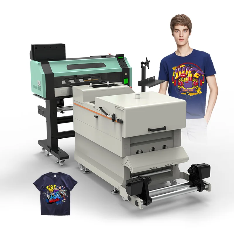 Factory price new style 45cm dtf printer t shirt textile printing machine with dtf powder shaker imprimante dtf 45cm