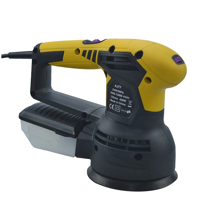 Factory Direct Portable Hand held Electric Orbital Sander 450W Rotary Sanders For Woodworking