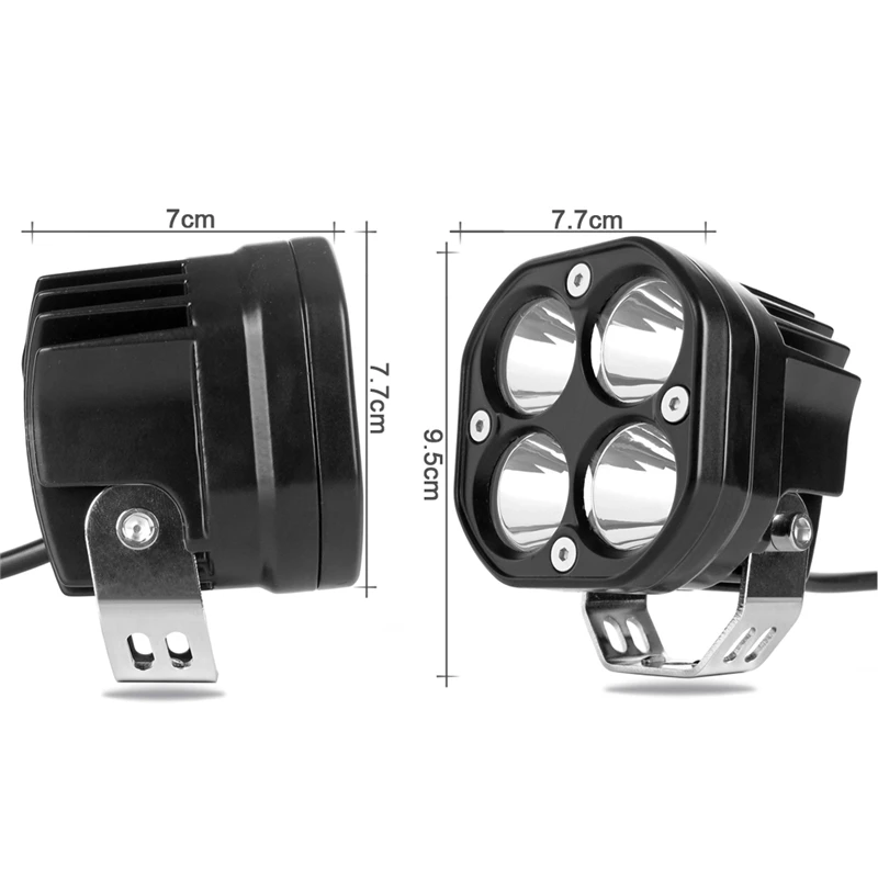 3 Inch Led Work Light 12V 24V For Car 4x4 Offroad Motorcycle Trucks Tractors Boat 4WD ATV SUV Driving Fog Lights