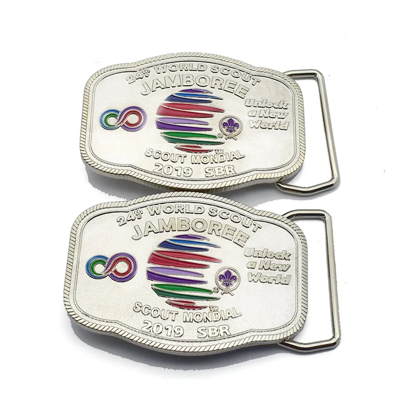 Guangdong Wholesale Professional Custom Metal Luxury Retractable Souvenir Scouts Belt Buckle