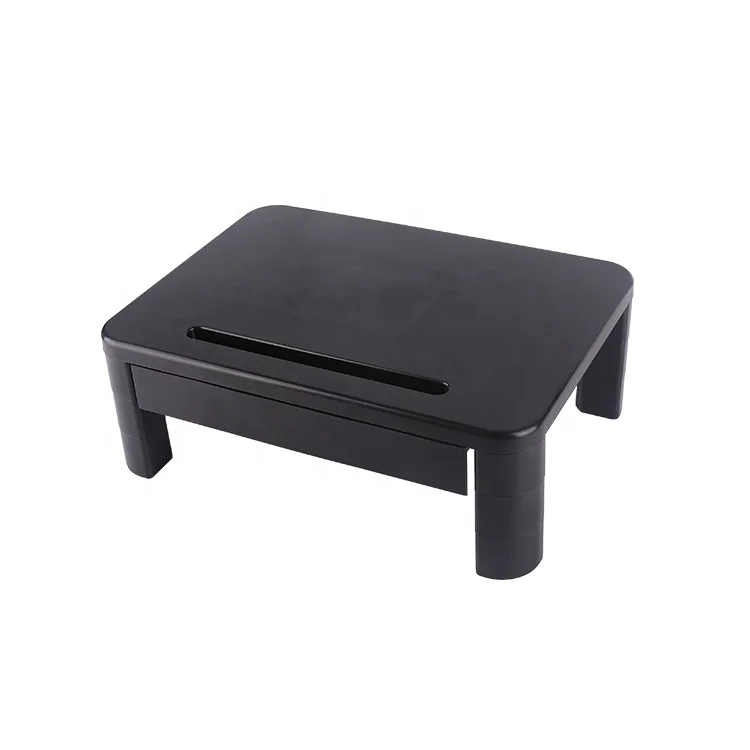
Height adjustable ABS laptop lap table gaming computer desk monitor raiser monitor brackets desk mount with drawer 