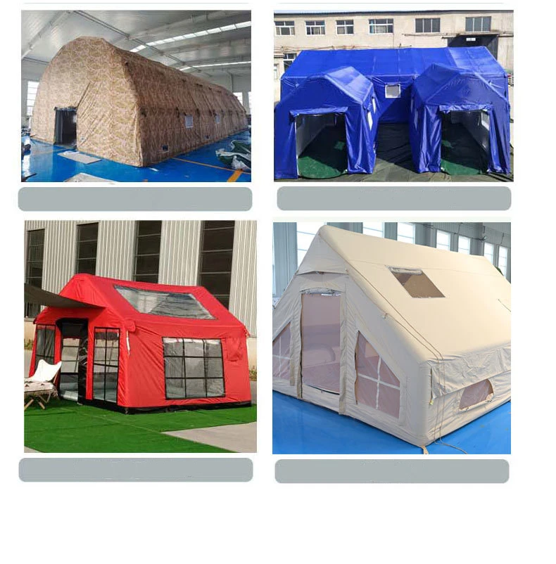 Inflatable rescue shelters tent hard climatic condition temporary emergency air shelter