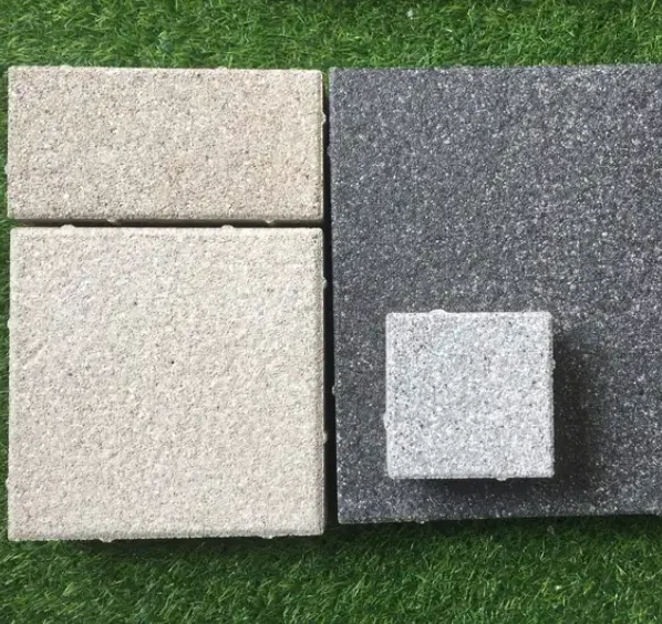 Натуральный зеленый глухой настил, Брусчатка/экологический керамический Водопроницаемый блок для тротуара