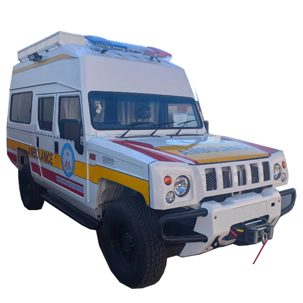 BAIC WARRIOR 4WD Medical Ambulance transport type with Diesel Euro 4 engine Right hand drive ambulance
