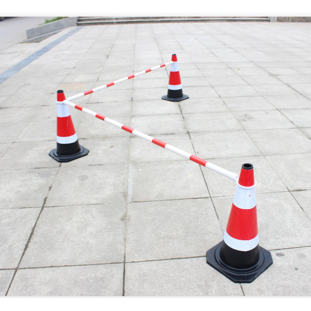 Portable Traffic Cone Guardrail Can Be Expanded, Reflective And Retractable Safety Cone Pole