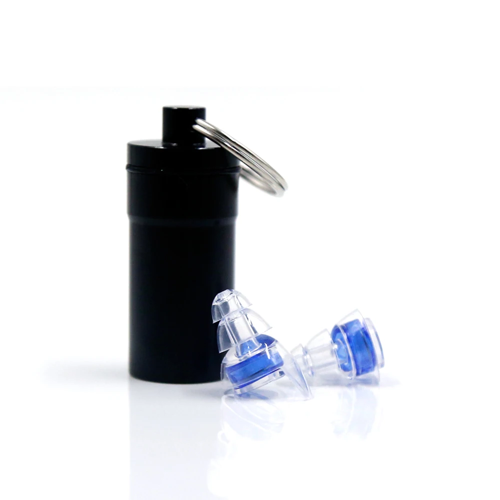 High Fidelity Liquid Silicone Ear Plugs for Concerts, Night Club, Speech and More